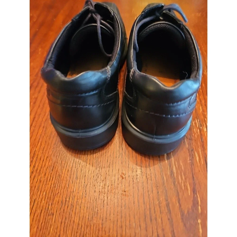 Ecco Seattle Bicycle Toe Tie Oxford Dress Shoes‎ Mens 12 Black(S67